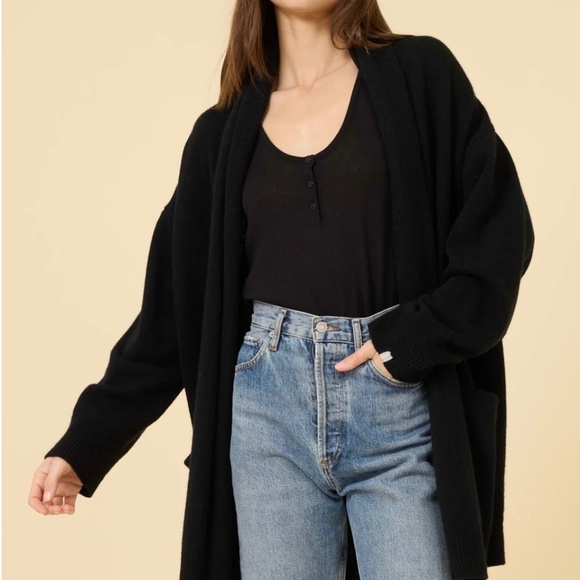 One Grey Day (OGD) Cashmere Cardigan - Picture 4 of 10